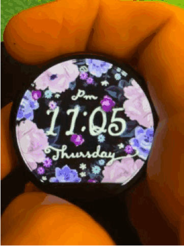 Fiore watch face animation